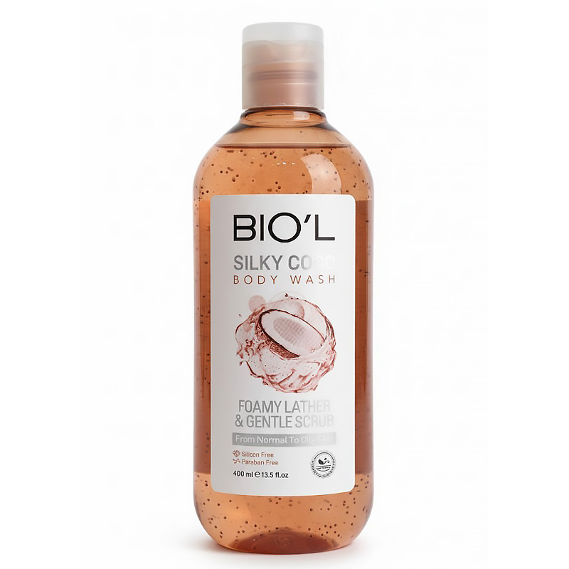 شامپو بدن ژلی بیول مدل Silky Coco